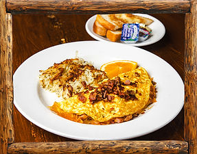 Three Meat Omelette