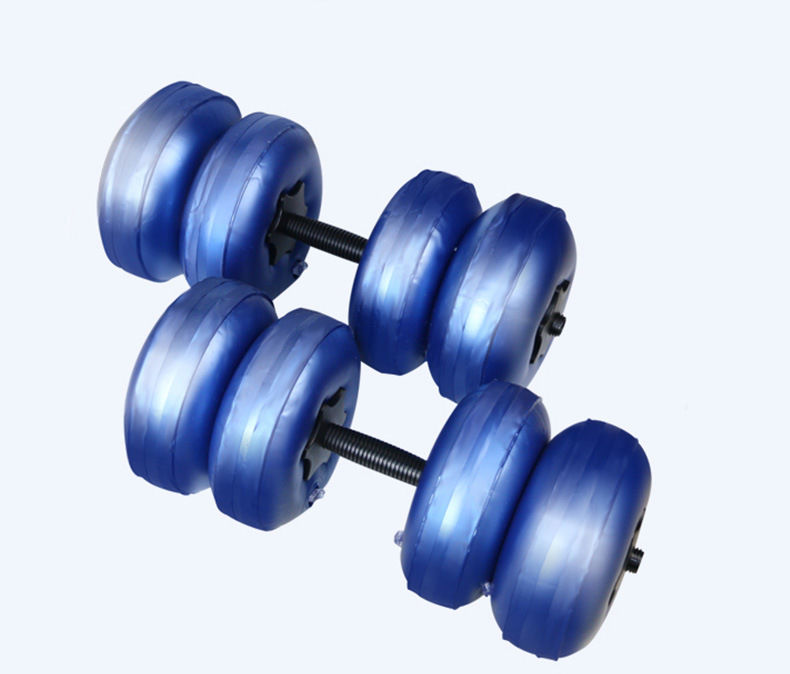 Miniatura: Adjustable 25kg Water-Filled Dumbbells for Men