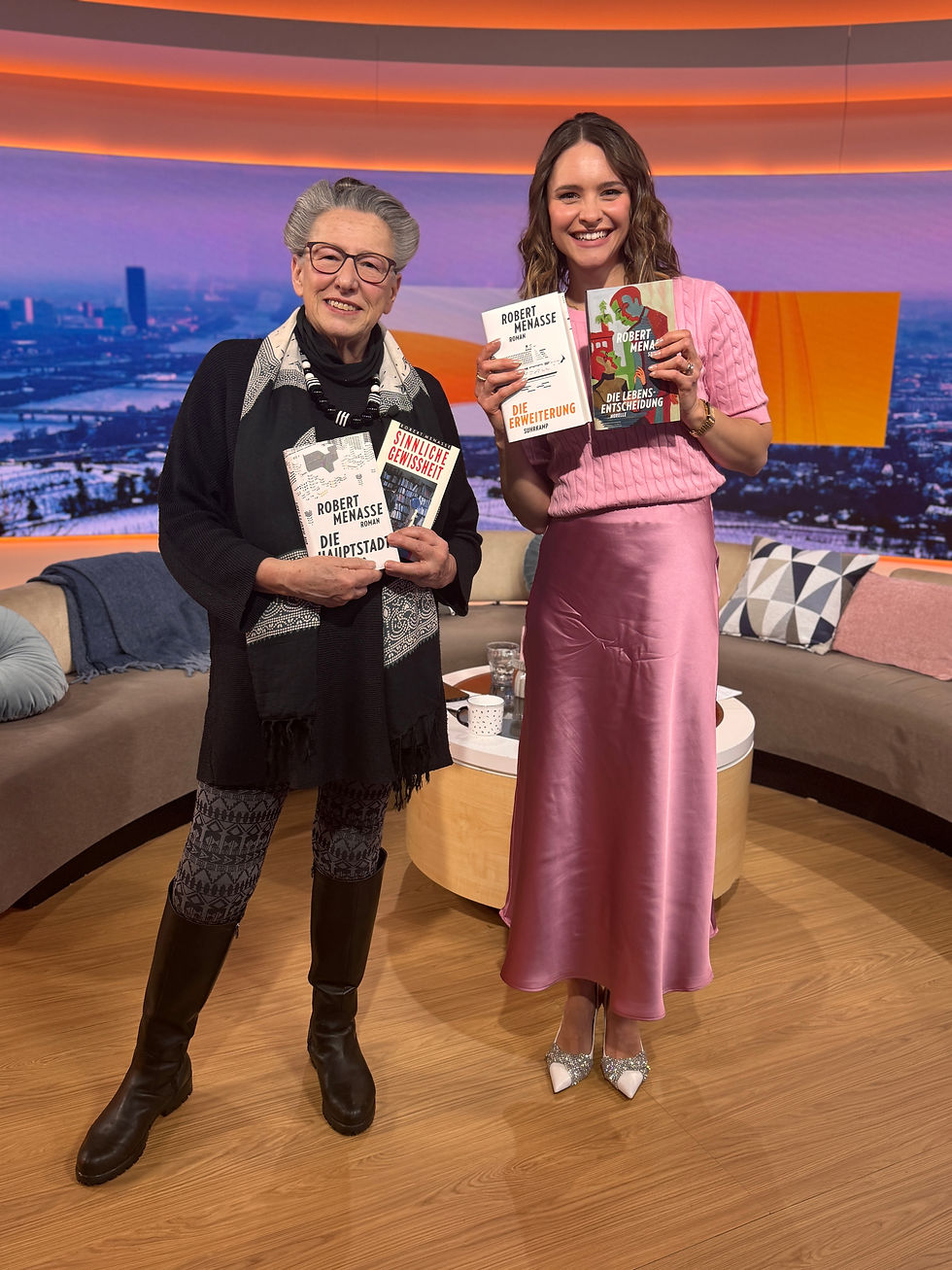 Frau Schöberl im Sonntags-Café-Puls