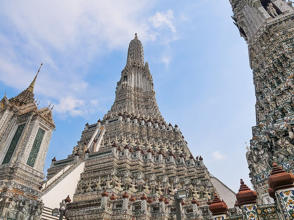WAT ARUN, temple soleil BANGKOK
