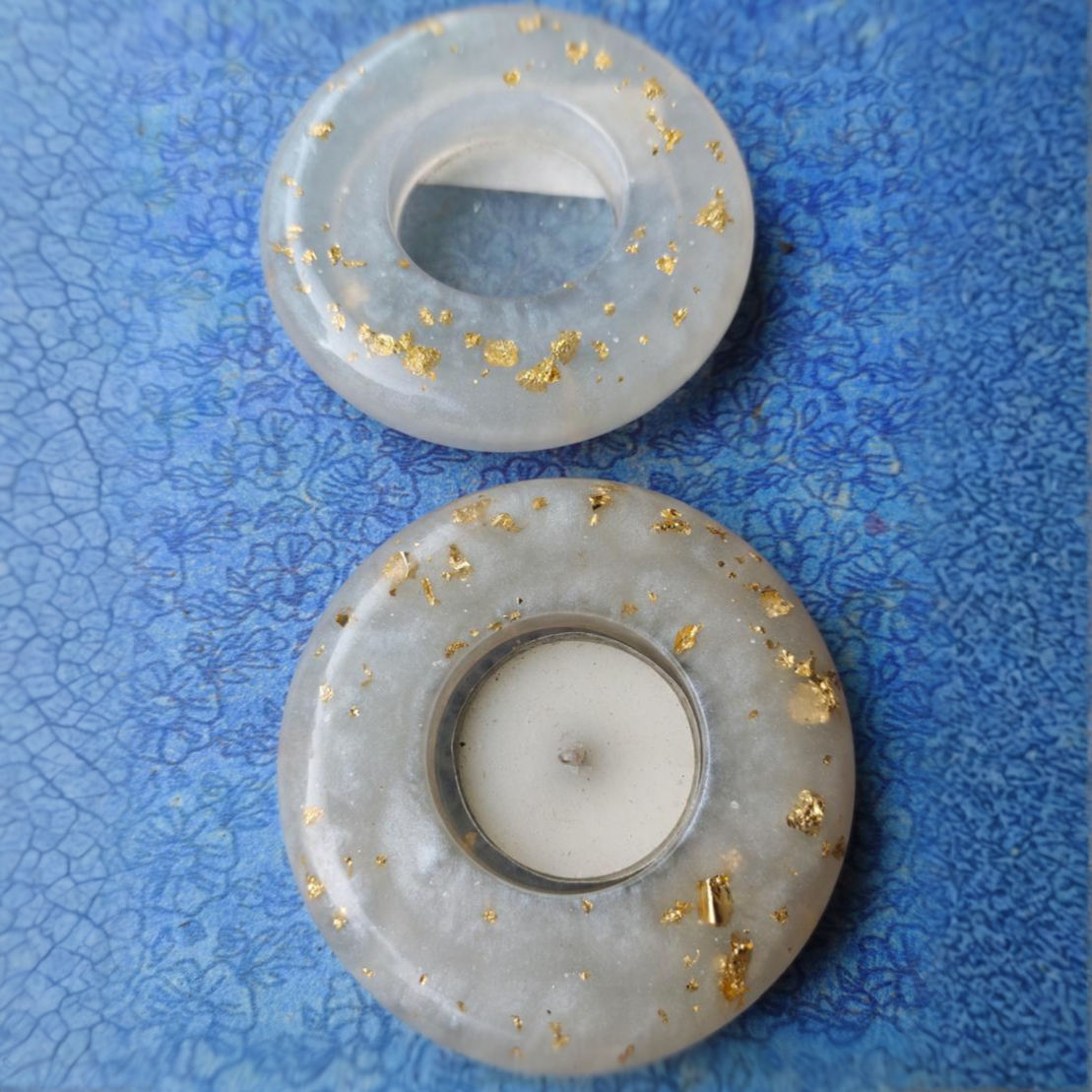 Circle Resin Candles (One Piece)