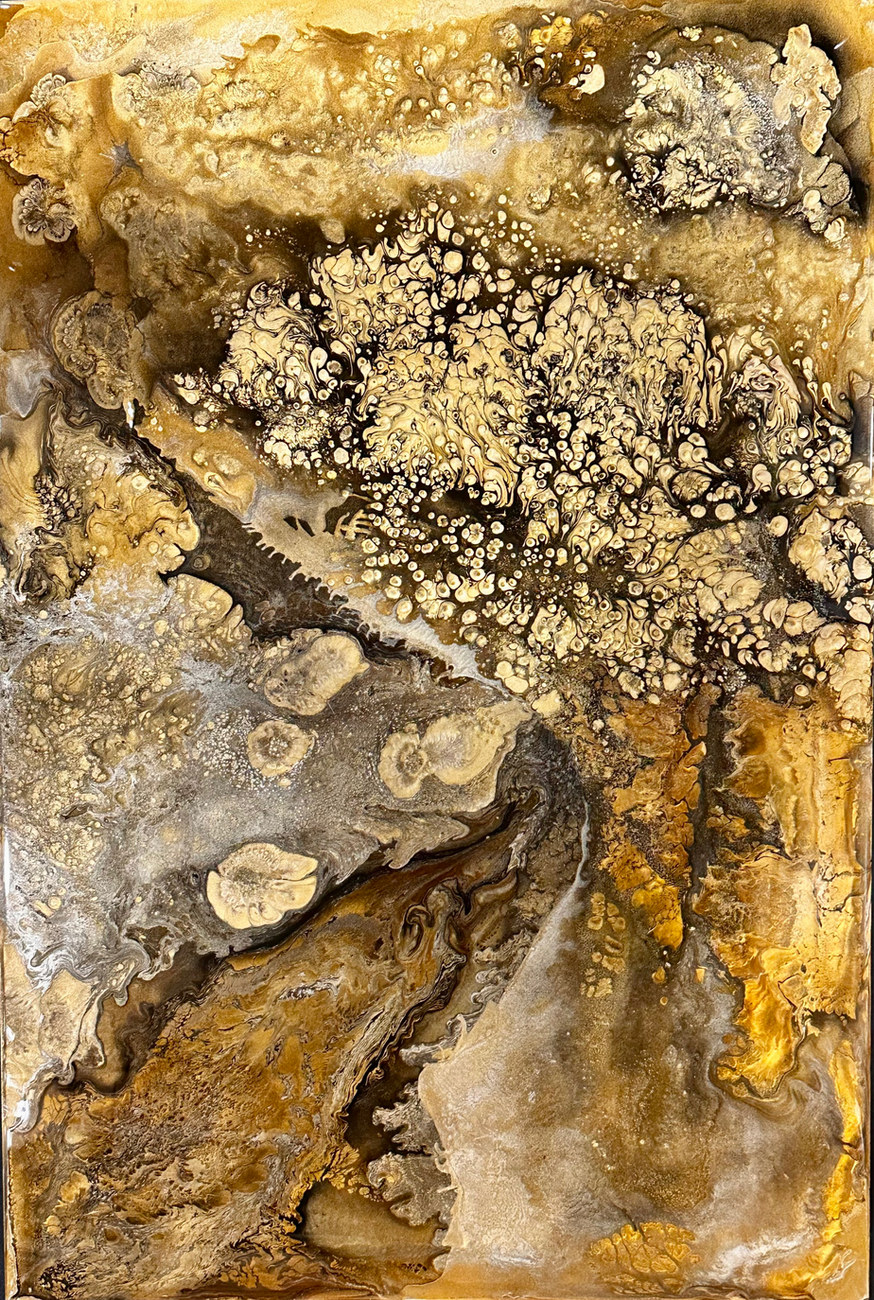 Untitled, clay canvas