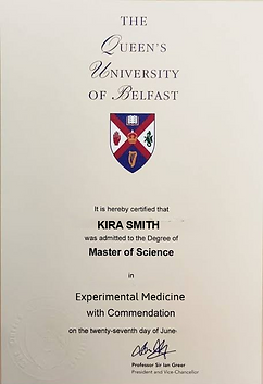 Master of Science in Experimental Medicine