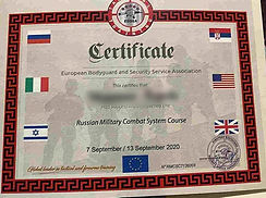 Russian Military Combat System certificate