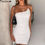 Thumbnail: Totatoop Lace Up V Neck Mini Dress