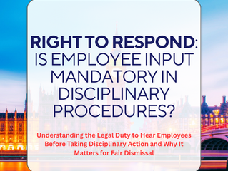 Right to Respond: Must Employers Offer Employees a Chance to Respond in Disciplinary Procedures?
