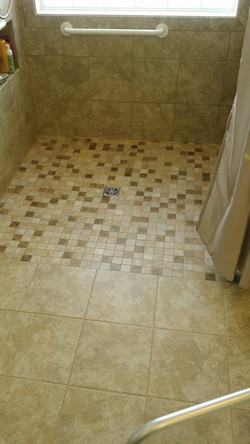 Shower & floor tile