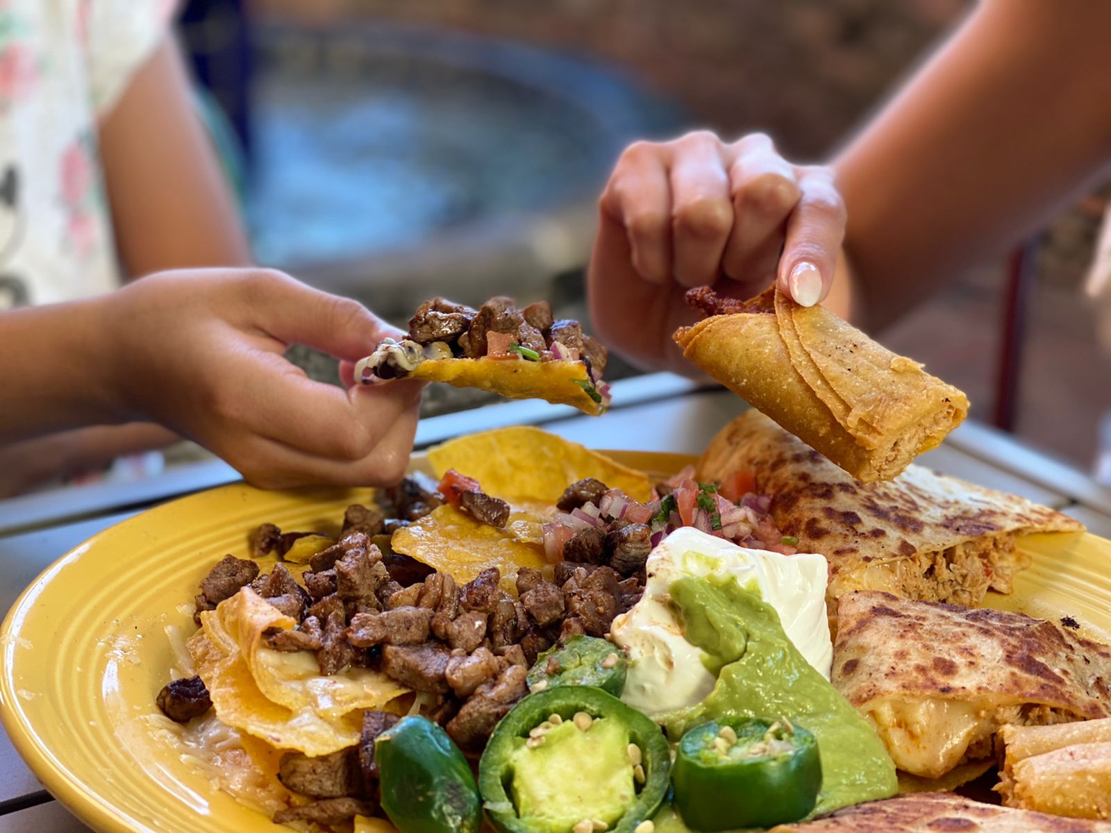 Arranged Food and Objects