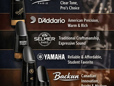 The clarinet mouthpiece is the heart of your sound