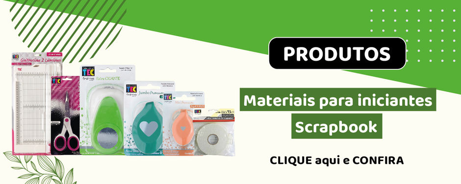 SCRAPBOOK MATERIAIS PARA INICIANTES
