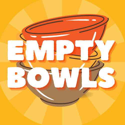 Empty Bowls Stepping Stones