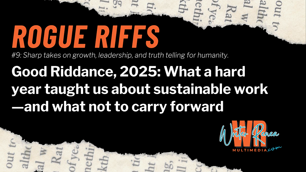 Good Riddance, 2025!