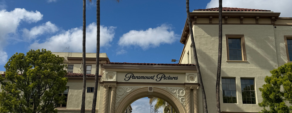 Paramount Studio's famous Bronson Gate in Hollywood, CA