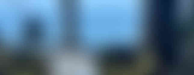 View of the Biscay Bay from a lounge in the Hotel Mount Igueldo in San Sebastian, Spain