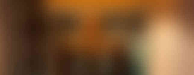 Native Arts style wooden lamp