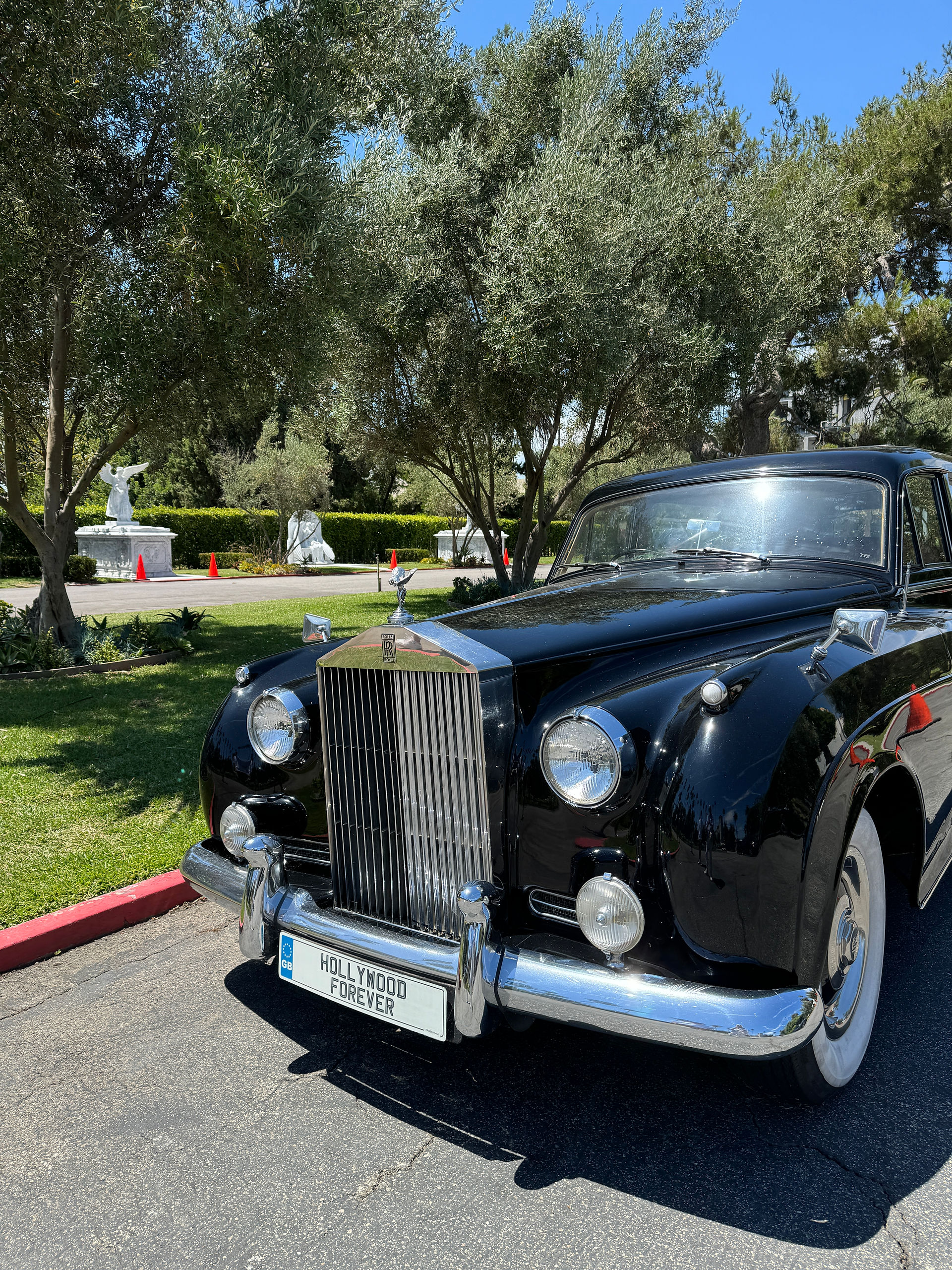 Rolls Royce at Hollywood Forever Cemetery in California