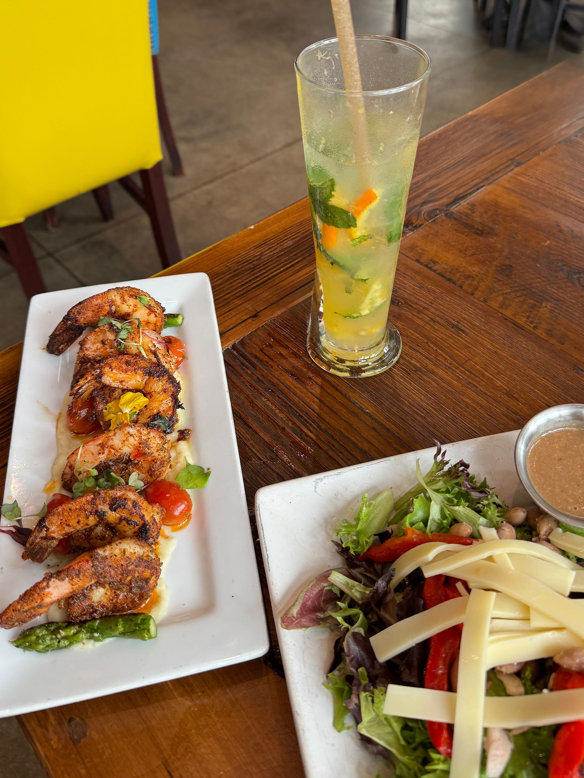 Barbacoa girlled shrimp, a speciality of the Ulele  restuarant  in  Tampa, Fa.
