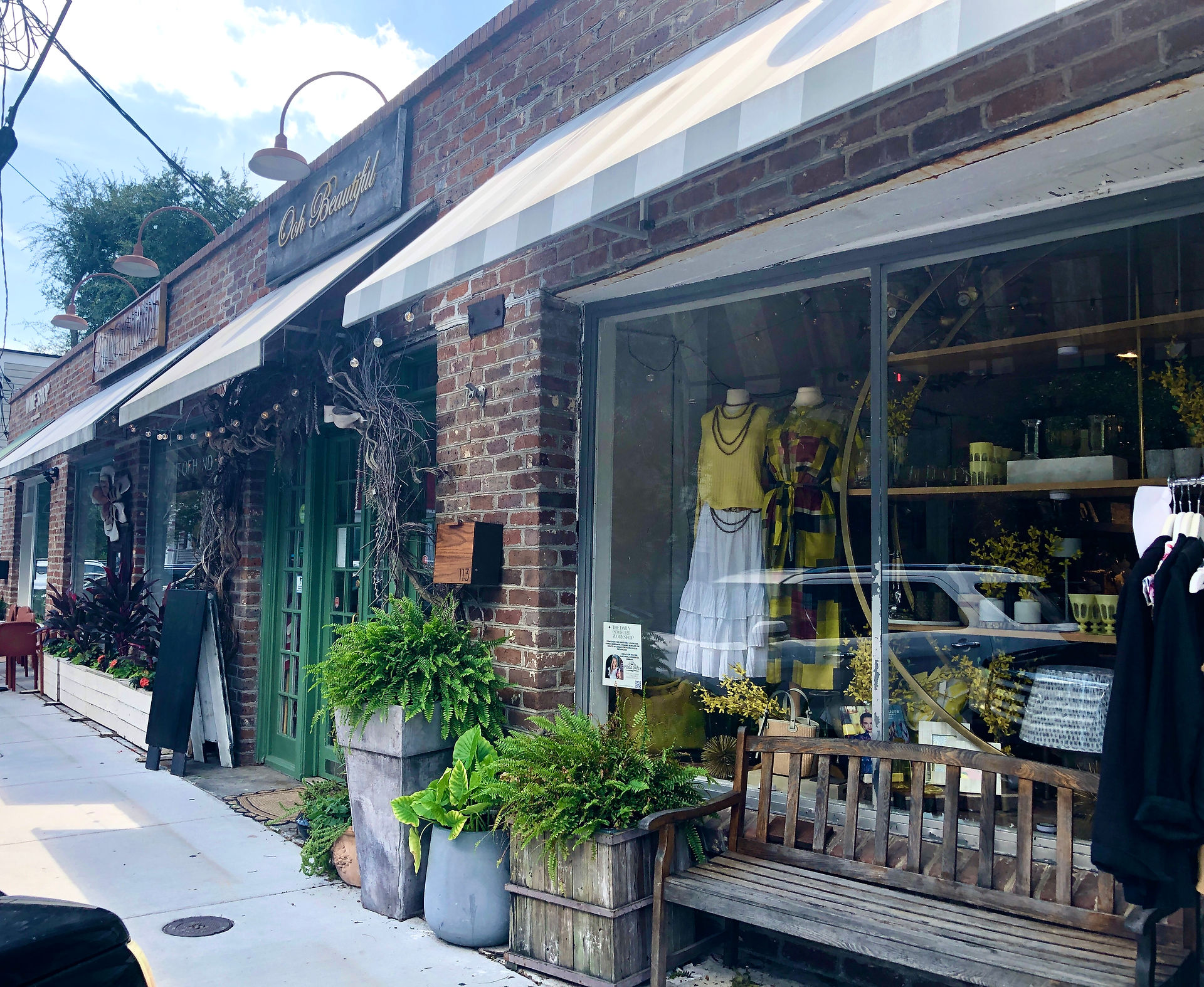 Out of Hand boutique in Old Village District, Mt. Pleasant, SC
