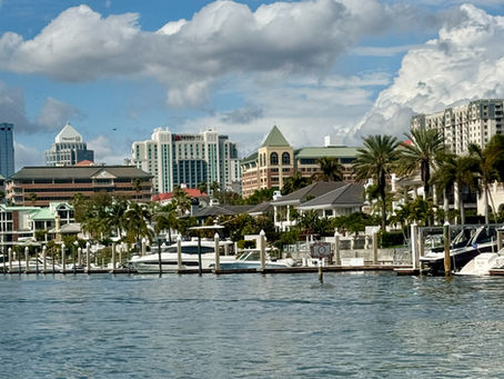 Waterfront area of downtown Tampa, Fla.