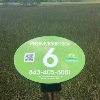 Phone Stop Tour at Plametto Islands Park, Mt. Pleasant, S.C.