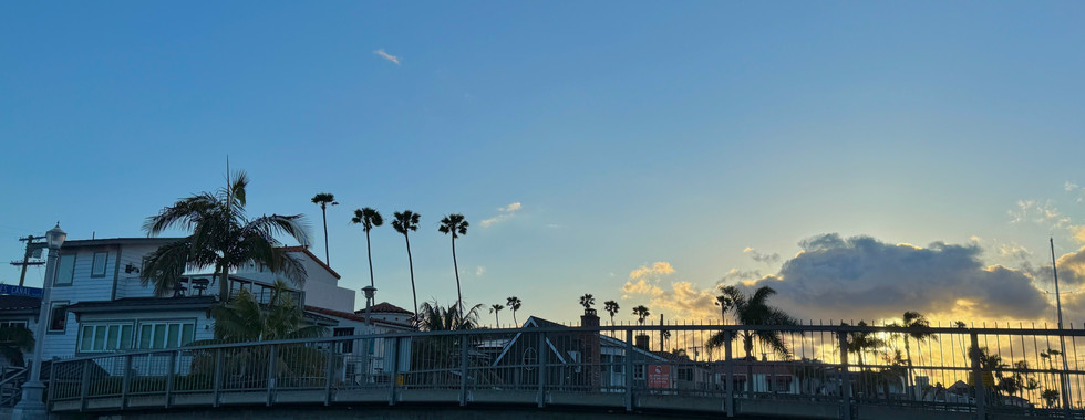 Canal bridge in the Naples neighborhood of Long Beach, CA