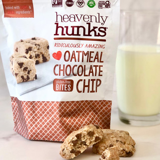 Bag of Heavenly Hunks Oatmeal Chocolate Chio bites
