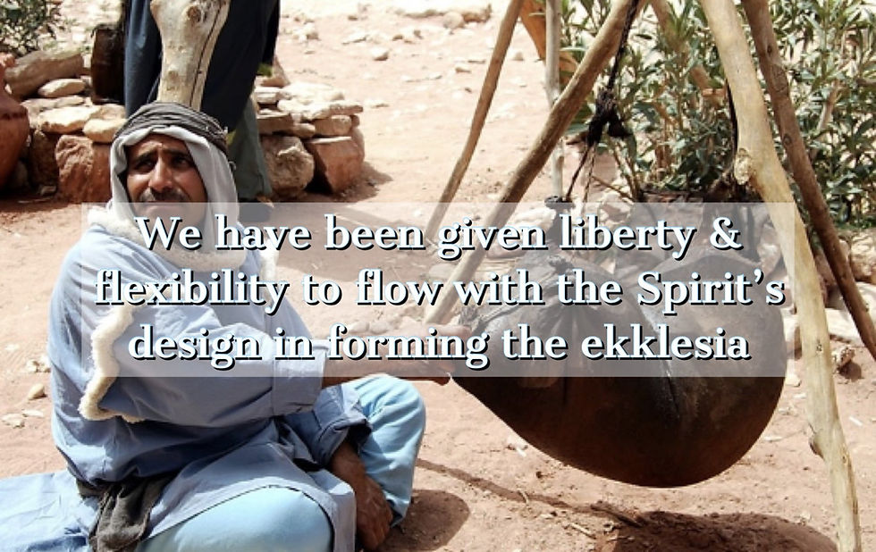 Flexibility to build the church