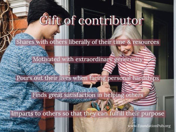 The gift of giving