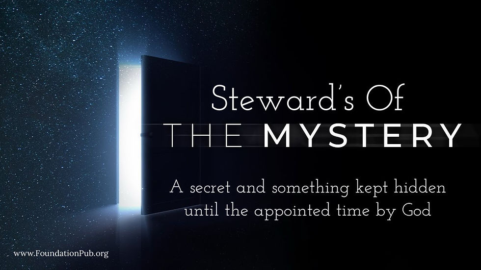 Steward's of the mystery