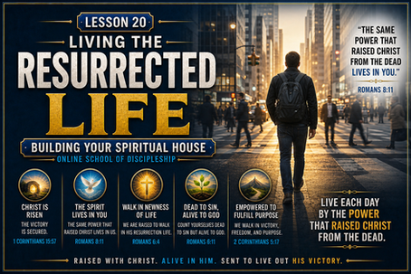 Lesson 20: Living The Resurrected Life
