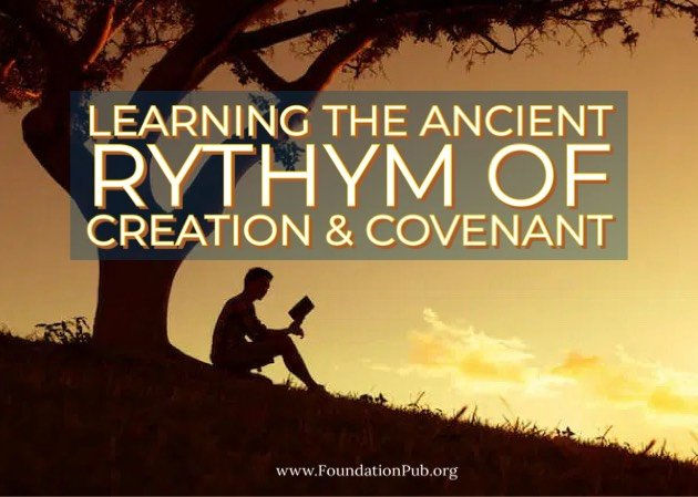 Meditating on the word of God.