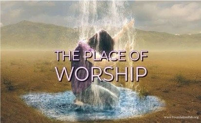 Worship in Spirit and in truth.