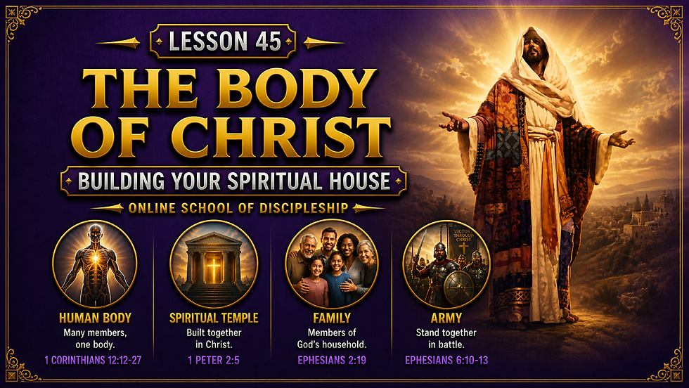 Lesson 45: The Body Of Christ