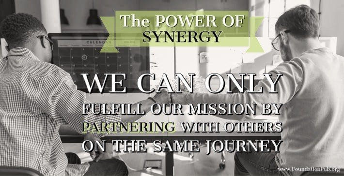 Synergy is defined as two or more things functioning together to produce a result not independently obtainable.