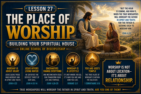 Lesson 27: The Place Of Worship