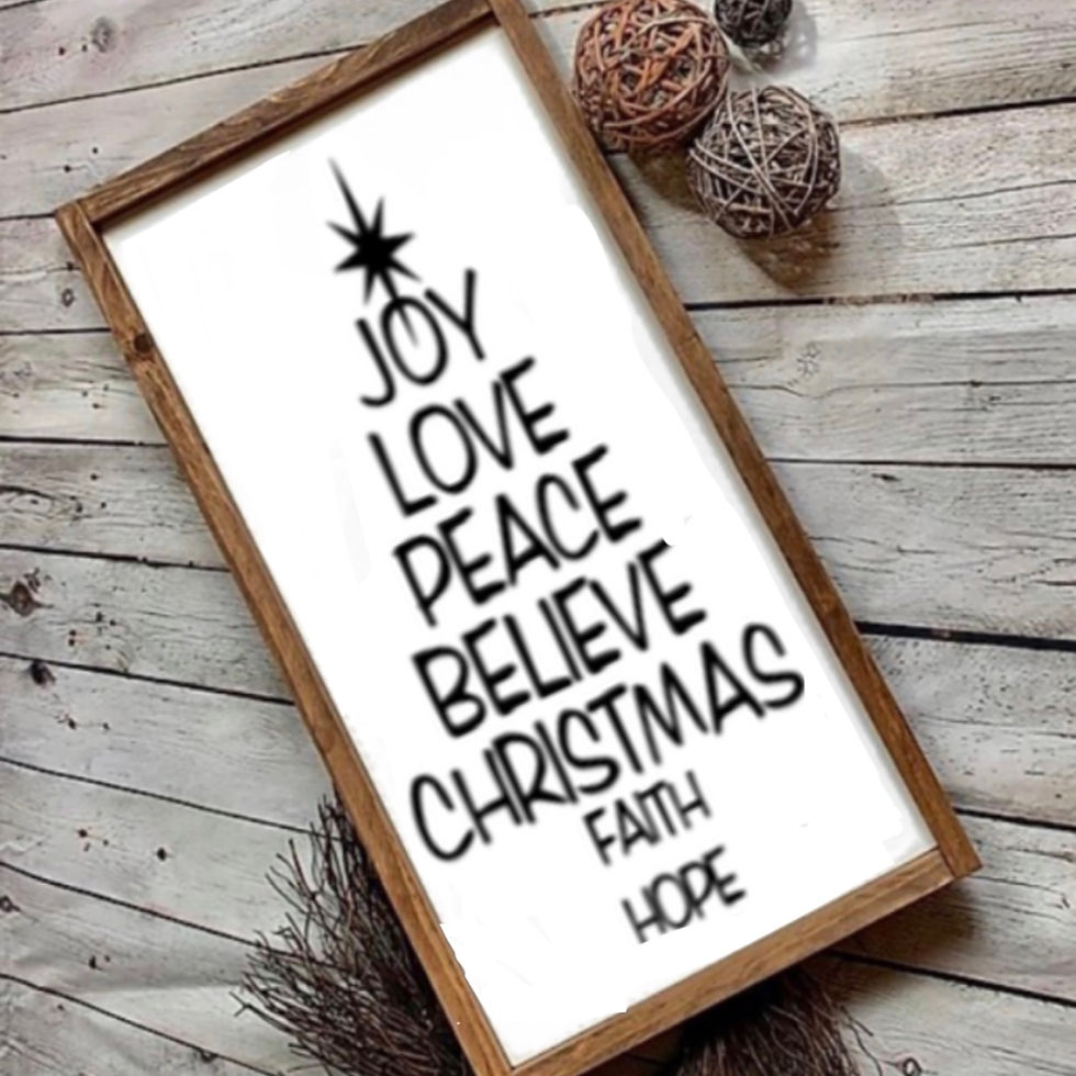 Christmas Word Tree