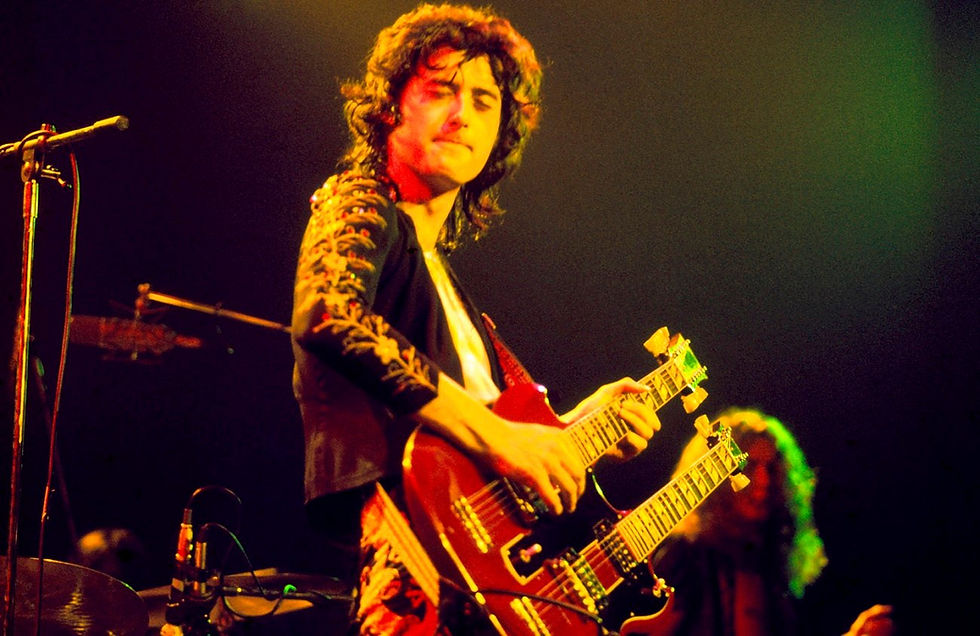 Jimmy Page - (I think) the greatest guitar player ever.