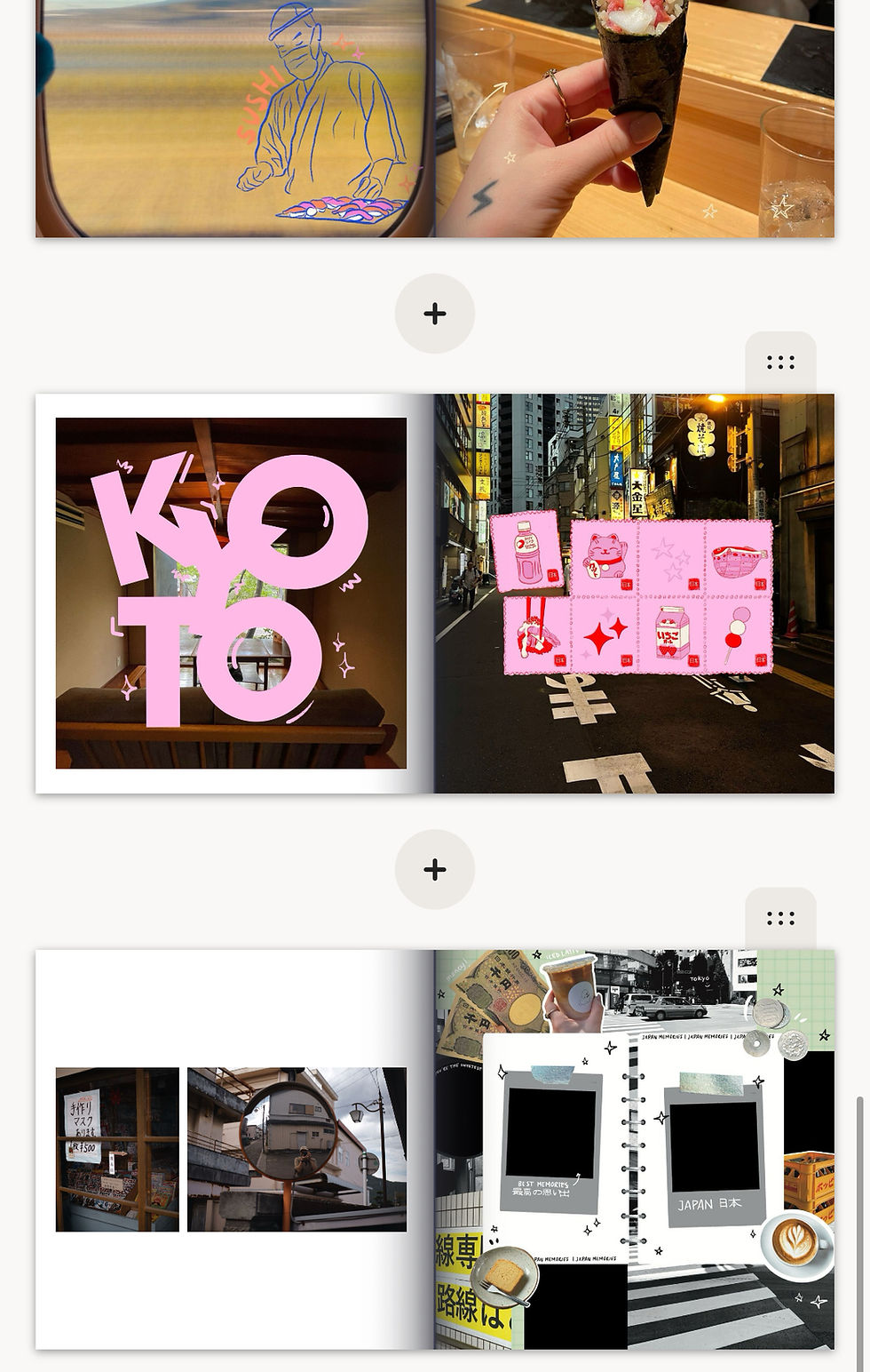 Thumbnail: Japan theme | photo album template