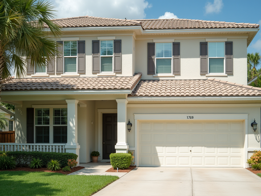Shutters and garage door