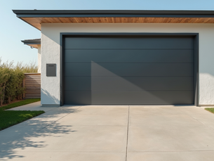 Sleek garage door 