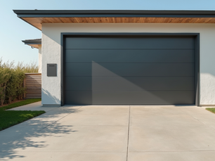 Sleek garage door 
