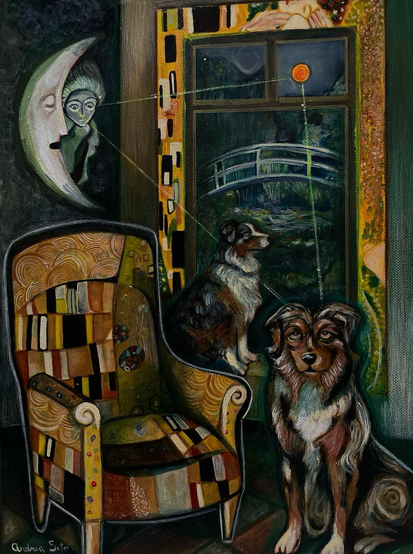 Homenaje a Varo, Klimt y Monet.