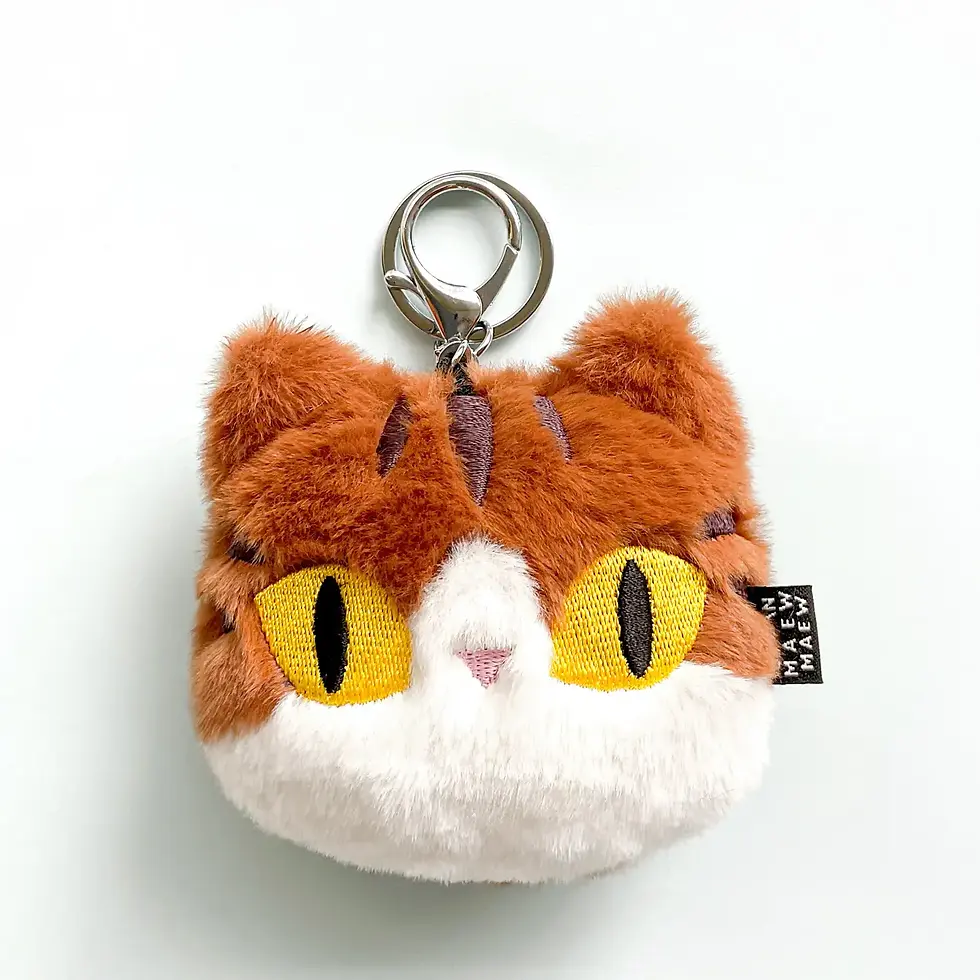 Thumbnail: Furry Cat Keychains Collection