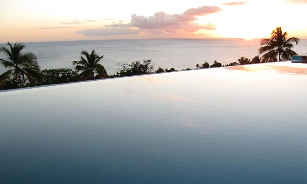 Infinity Pool at Sunset