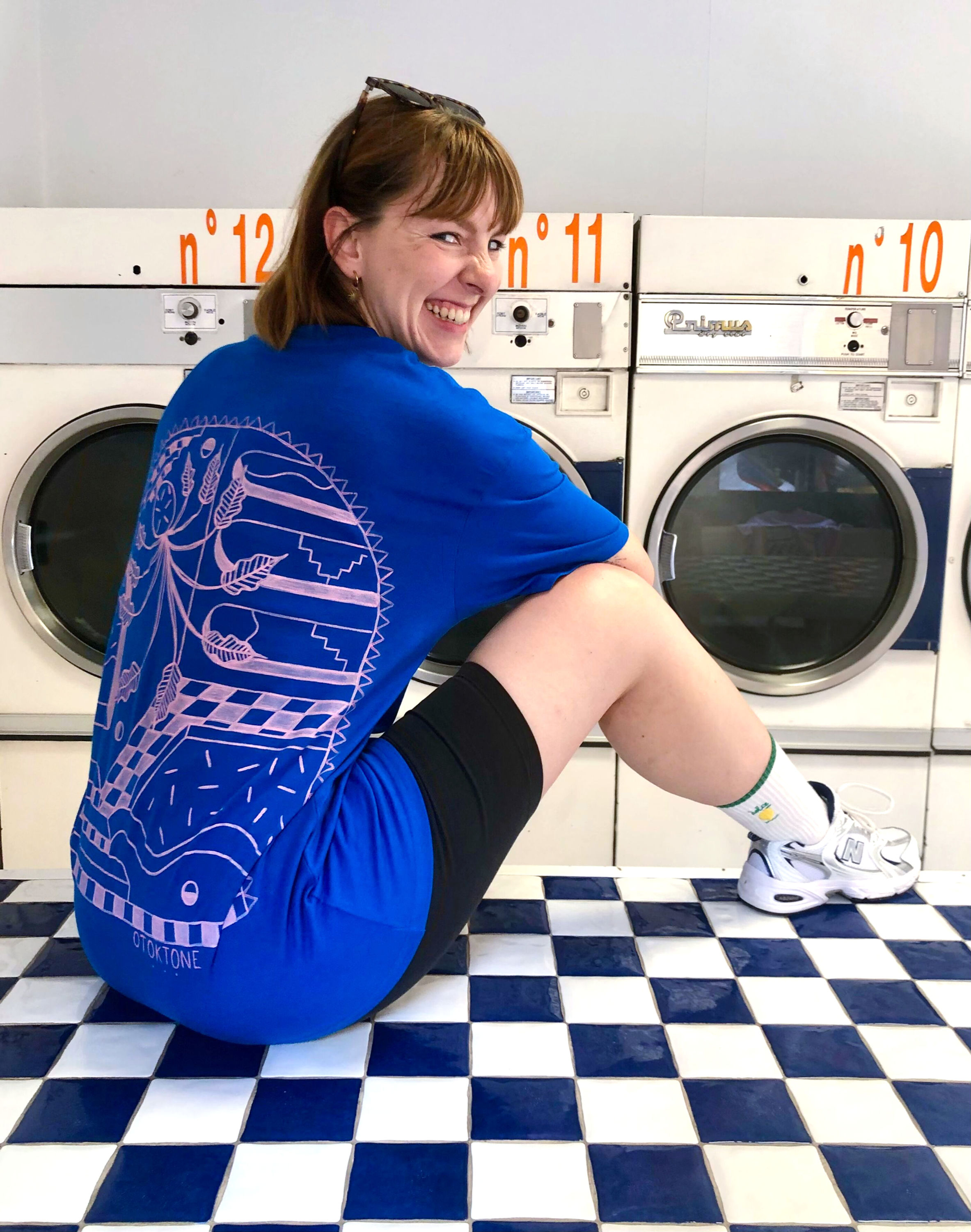 T-shirt Oversize Bleu