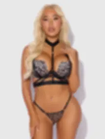 Devon Strappy Micro Pushup Bra & G-String Set