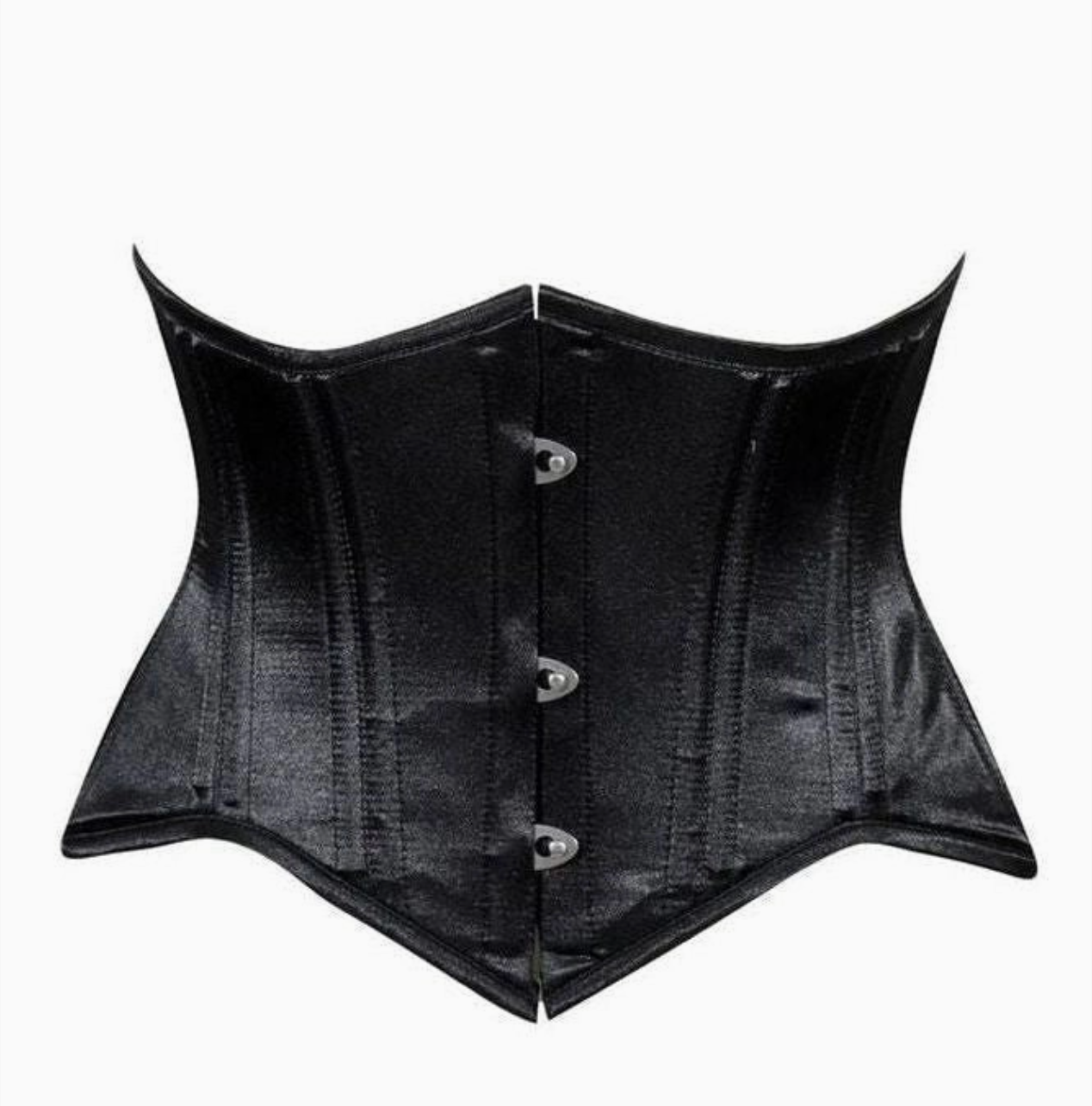 Black Satin Cincher