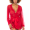 Thumbnail: Lace Robe with Satin Sash