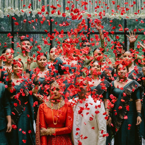 Natural light Indian wedding in Glasshouse at Seputeh