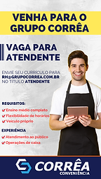 Vaga Atendente Conveniência